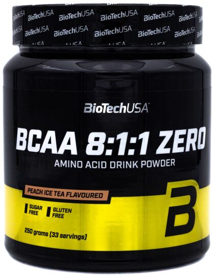 BiotechUSA BCAA 8:1:1 Zero peach ice tea 250 gr