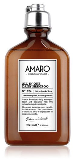 Farmavita Amaro All in One Daily Shampoo n1924 haar / baard / lichaam 250 ml