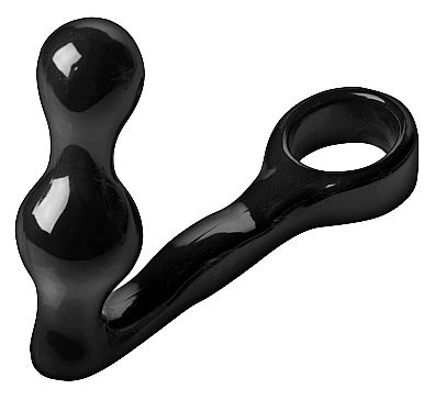 The Spire Ring met zwarte plug