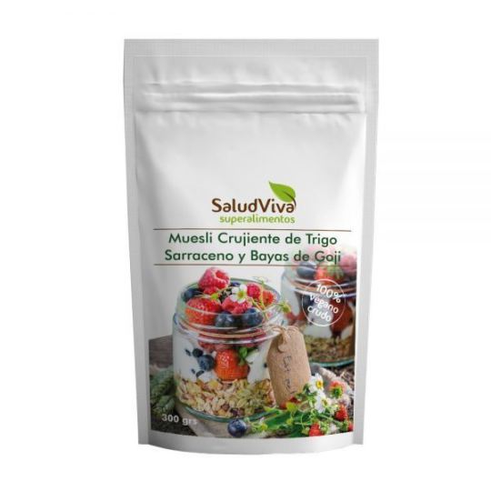 Muesli Knapperige boekweit Goji-bessen 300 gr Muesli Knapperige boekweit Goji-bessen 300 gr