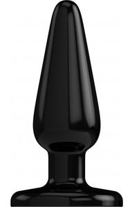 Buttplug Basic zwart 10 cm Buttplug Basic zwart 10 cm