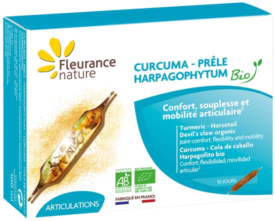Fleurance Nature Kurkuma- Duivelsklauw- Bio Paardestaart 40 capsules