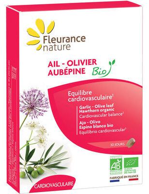 Fleurance Nature Knoflook - Olijf - Witte Meidoorn Bio 60 tabletten