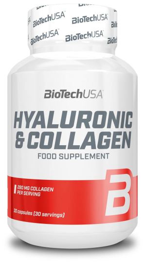 BiotechUSA Hyaluronzuur en collageen 30 capsules