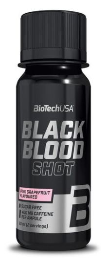 BiotechUSA Black Blood Shot Roze Grapefruit 20x60 ml