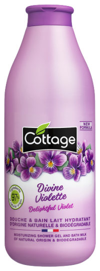 Violet Milk bad- en douchegel 750 ml Violet Milk bad- en douchegel 750 ml