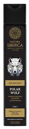 Natura Siberica Polar Wolf 2-in-1 Versterkende Conditioneringsshampoo 250 ml