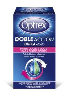 Optrex Double Action Druppels voor Droge ogen 10 ml multidoseringsformaat
