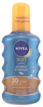 Bescherm en ververs onzichtbare koeling Zonnespray SPF 50